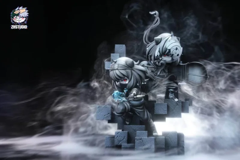 【Pre order】ZH Studio Spy x Family Anya cos Obito & Kakashi Resin Statue