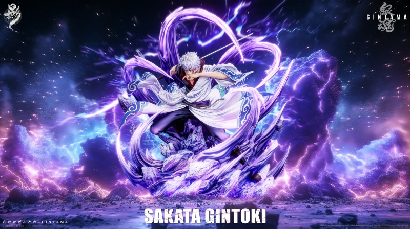 【Pre order】LueYing Studio GINTAMA Sakata Gintoki with LED