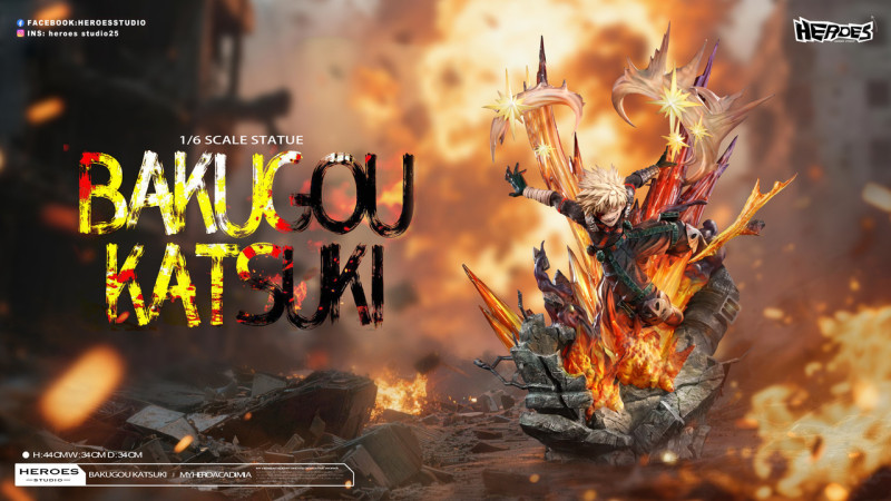 【Pre order】Heroes Studio 1/6 My Hero Academia Katsuki Bakugo