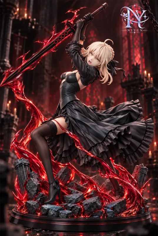 【Pre order】NiYun Studio 1/6 Fate/stay night Black Saber with LED