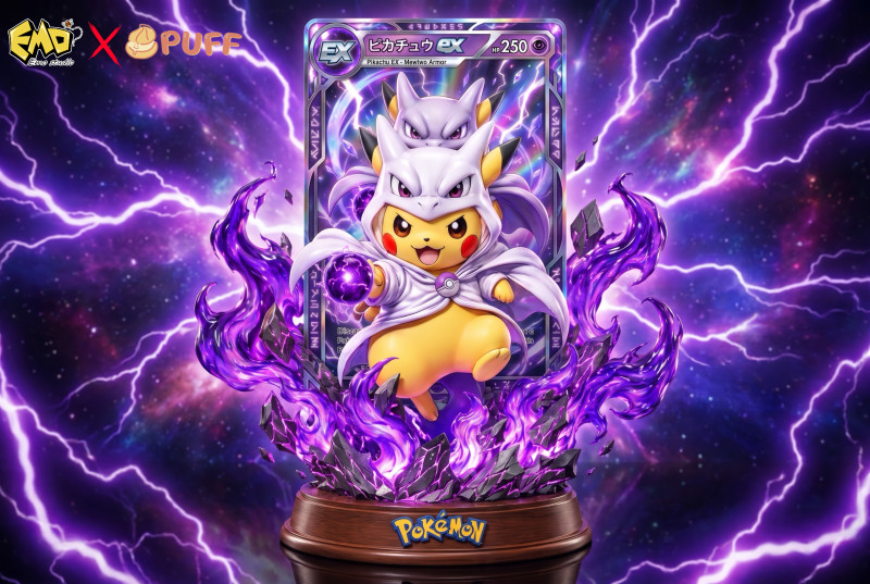 【Pre order】EMO × PUFF Studio Pokémon Mewtwo Pikachu