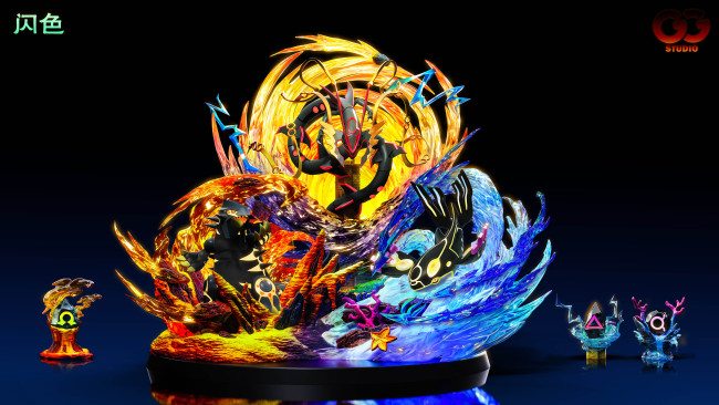 【Pre order】GG Studio Pokémon Primal Groudon & Rayquaza & Primal Kyogre Hoenn Trio
