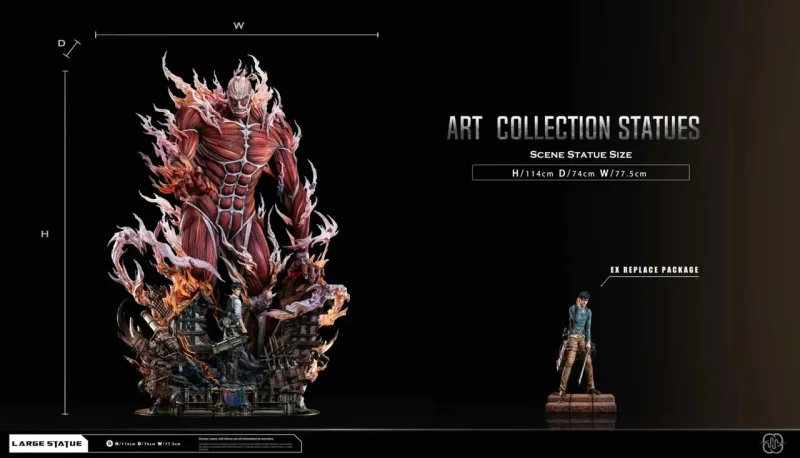 【Pre order】Hertz Studio Attack on Titan Bertholdt Hoover & Colossal Titan