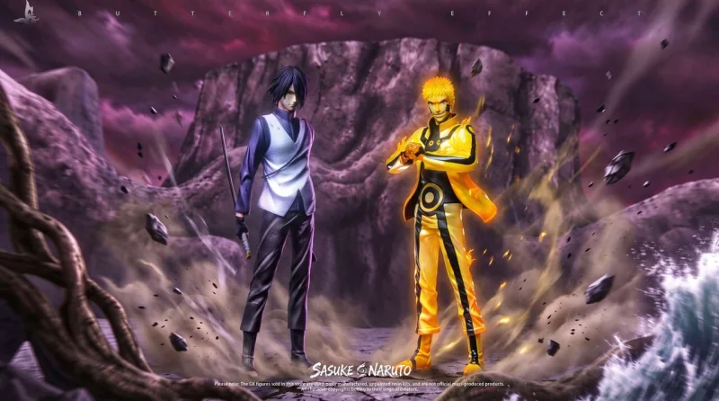 【Pre order】Butterfly Effect Studio Naruto Shippuden Sasuke & Naruto