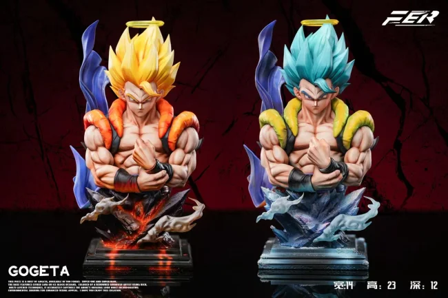 【Pre order】FXW × FER Studio 1/5&1/1 Dragon Ball SS Gogeta Bust
