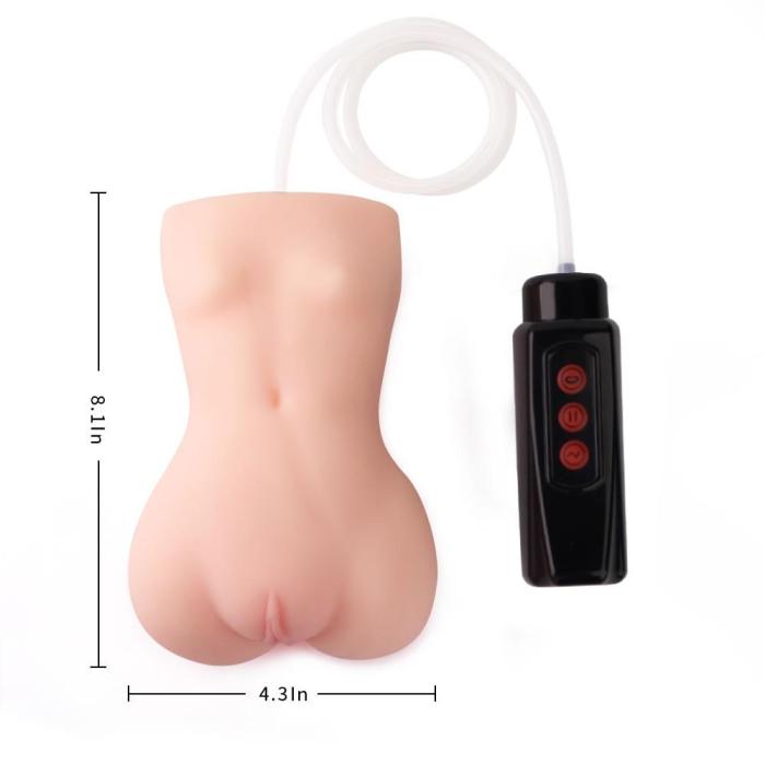 8.1 Inch Vibrating Sucking Pussy Sex Realistic Male Masturbator
