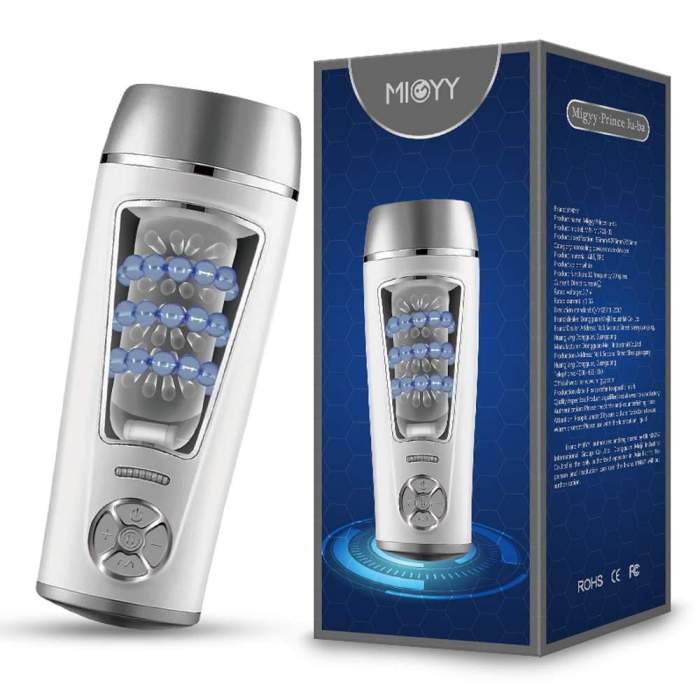 MIGYY 10 Thrusting 10 Speed Massage Rings Masturbator