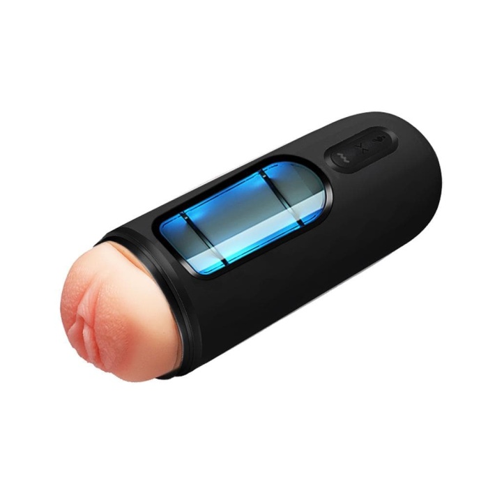 Colorful Lights Telescopic Vibration Moan Masturbator