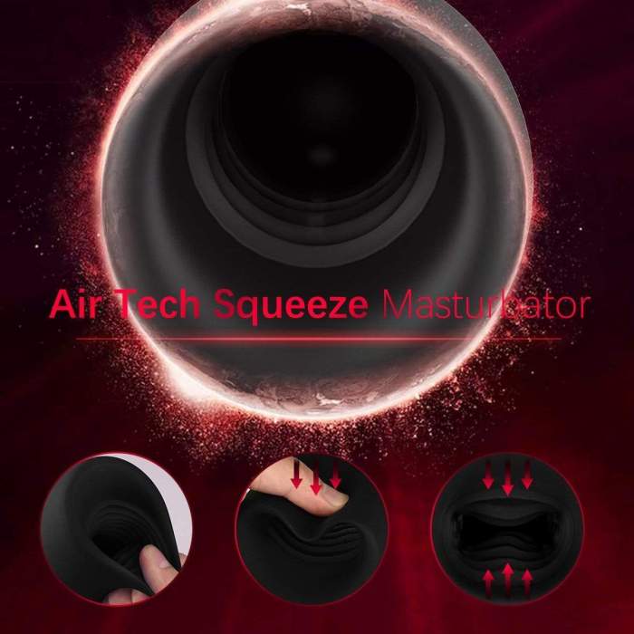 3 IN 1 Automatic Sucking Heating Squeezing Male Masturbator