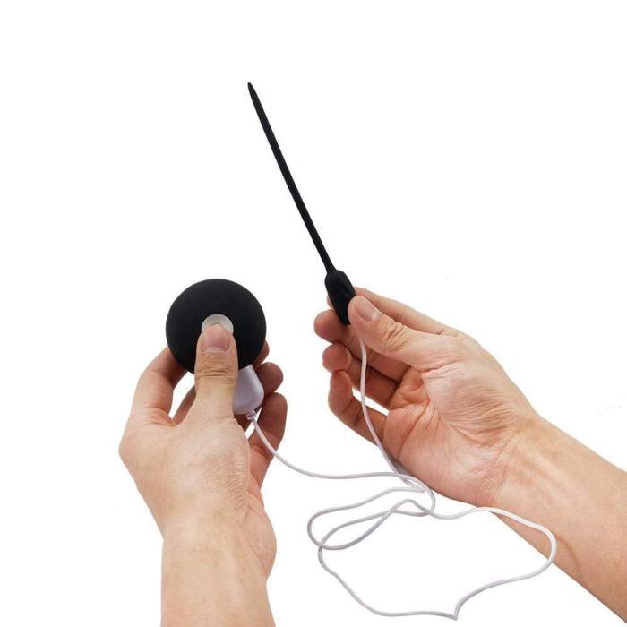 Buyging™ Full Silicone Urethral Plug Dilator with 20 Vibration Modes