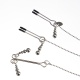 Beaded Pendant Chain Nipple to Clit Tweezer Clamp Set