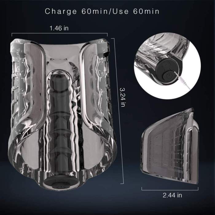 Buyging™ MANTA Vibrating Penis Masturbator
