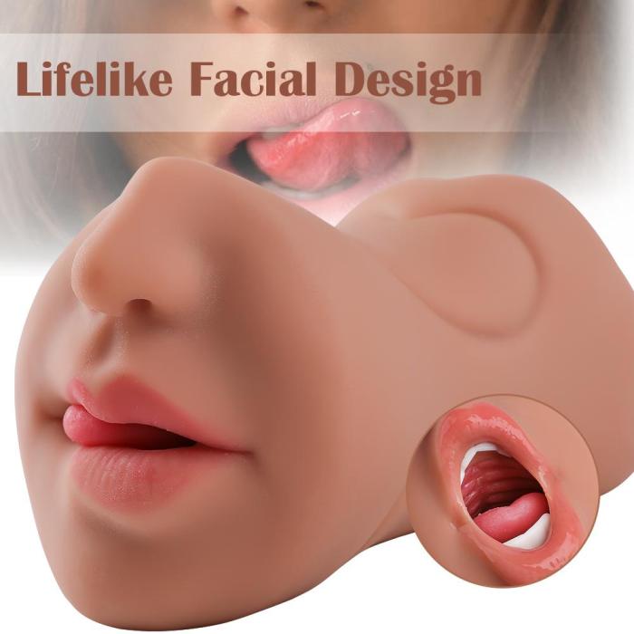 Blowjoblove Face Designed Pocket Pussy | Realistic Male Masturbator