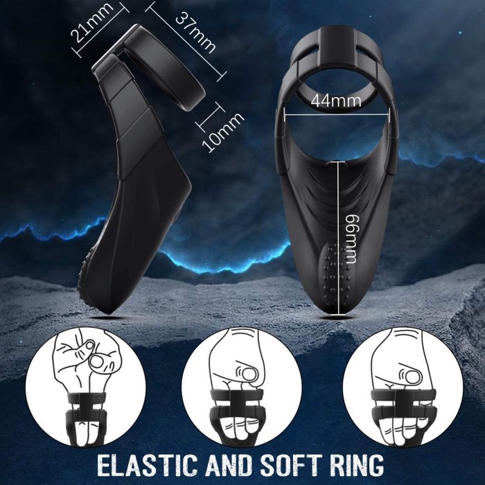 Best 10 Vibrating Dual Penis Ring With Taint Teaser