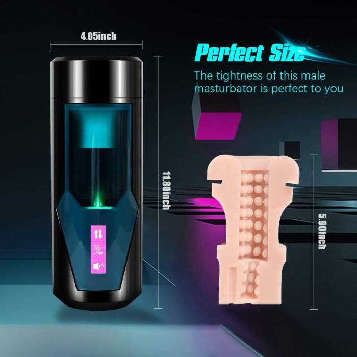 10 Speed Thrusting 9 Pattern Vibration Vagina Masturbator