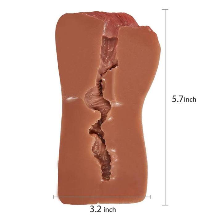 5.9 Inch Realistic Super Elastic Anal Sex Male Masturbator