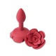 Red Rose Silicone Anal Cosplay Plug
