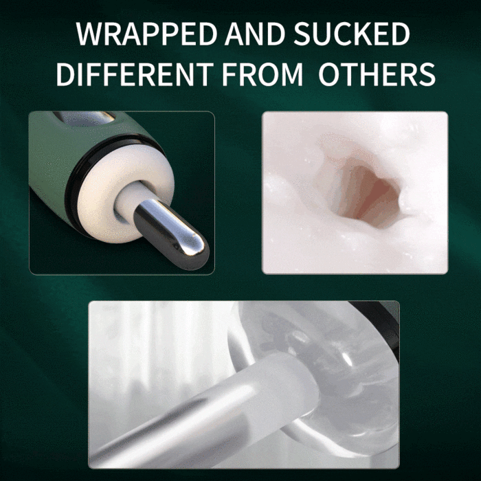 Real Air Sucking Deep Throat Vibration Male Masturbator