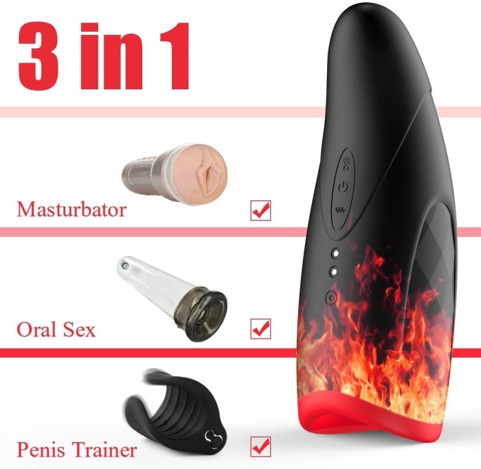 Buyging™ Electric Masturbator with Heating Function
