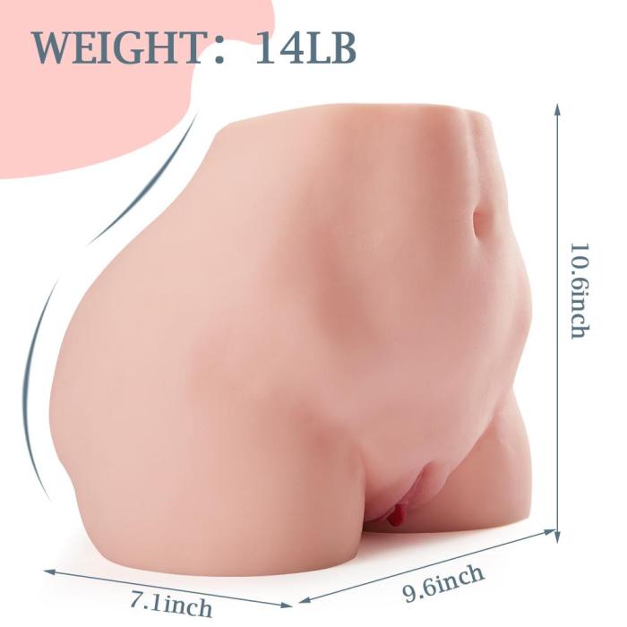 14LB Well-Excerised Girl Pussy And Ass Masturbator