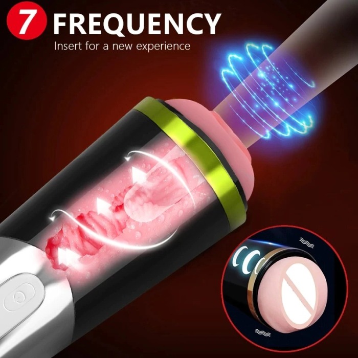 7.4Inch Deep Throat Electric Mastubation Cup