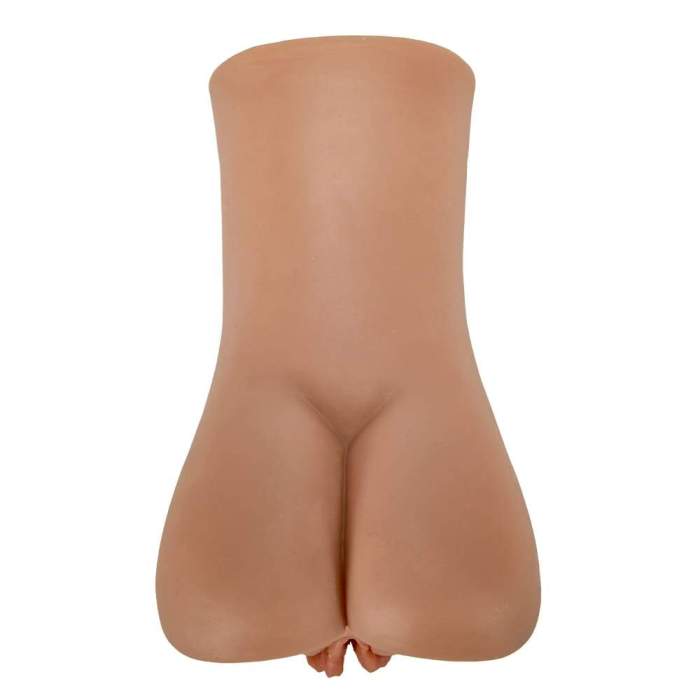 Wheat-Colored Lifelike Clitoris Big Labia Vagina Stroker