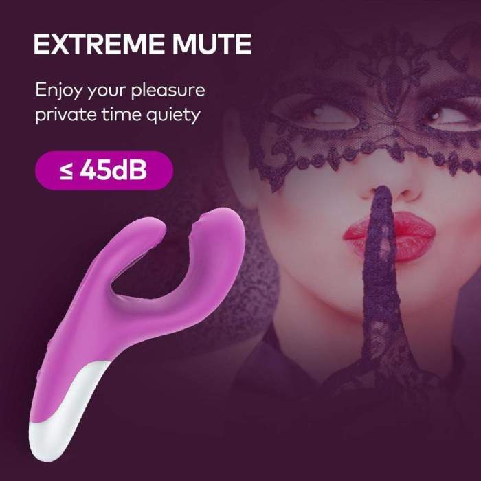 G-spot Rabbit Vibrator 3 Motors Clitoral and Vaginal Stimulator
