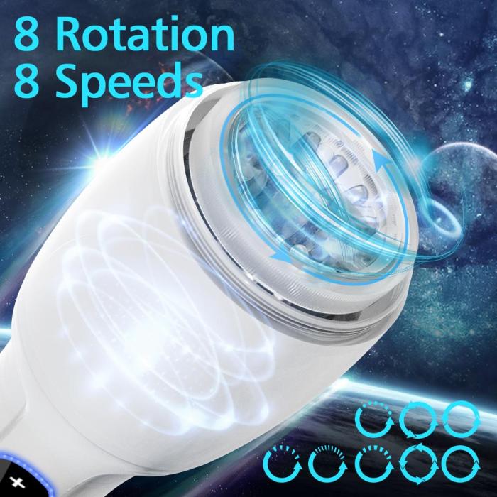 Automatic 8 Rotating Male Masturbator Cup Electric Pump