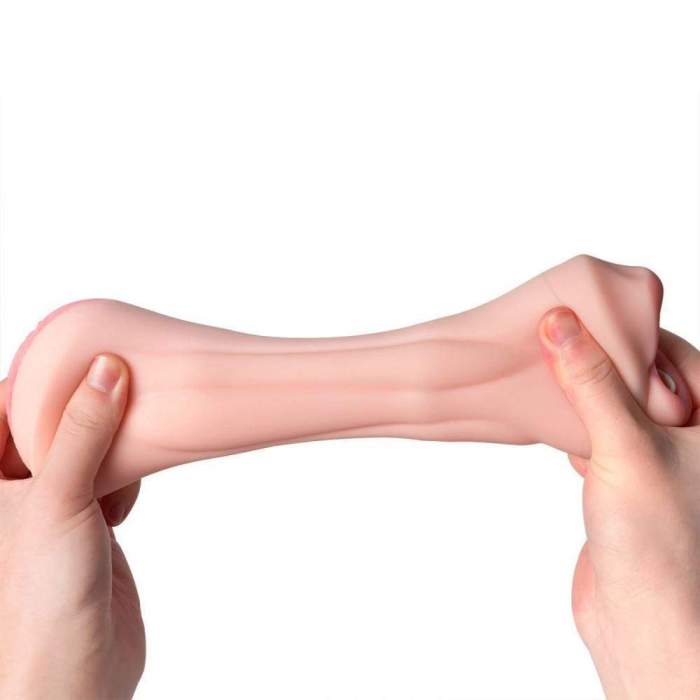 Blowjoblove 8.2 Inch 2-in-1 Realistic Mouth Clitoris Masturbation Pocket Pussy