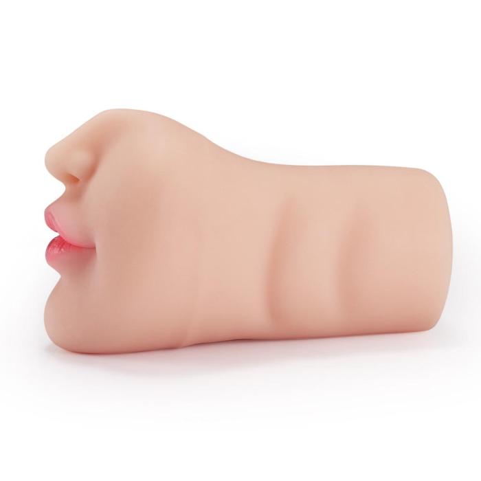 Blowjoblove 6.29  White Skin Red Lip Deep Throat Stroker