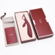 Touch Screen Massager Female Vibrator Easy to Operate Synchronous Stimulation Inside and Outside Environmentally Silicone
