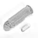 5.5 Inch Transparent thicken lengthen vibrating penis sleeve