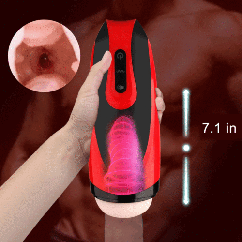 10*7 Adjustable Modes Deep Throat Blowjob Masturbator