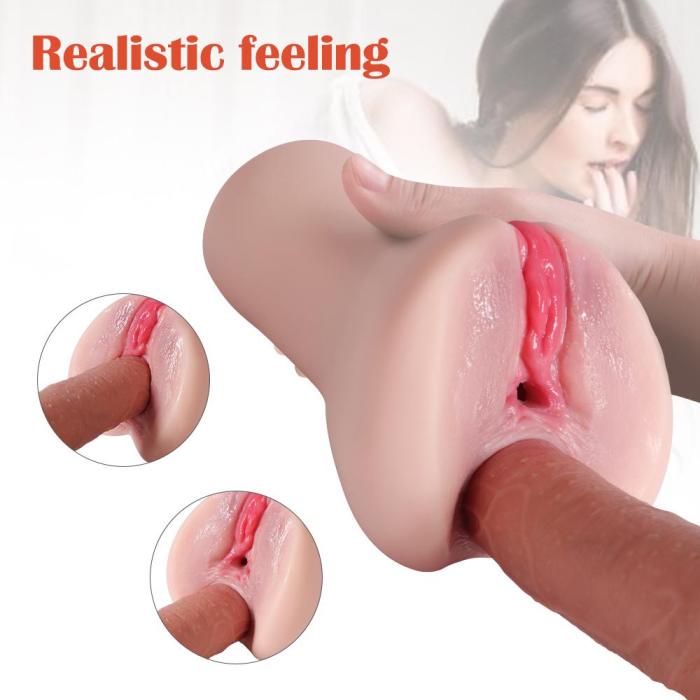 Blowjoblove 6.23'' 3D Texture Realistic Clitoris Pocket Pussy Stroker