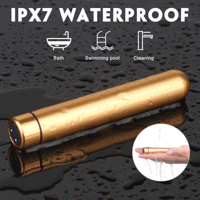 Quiet Metal Bullet Vibrator(Extended Size)