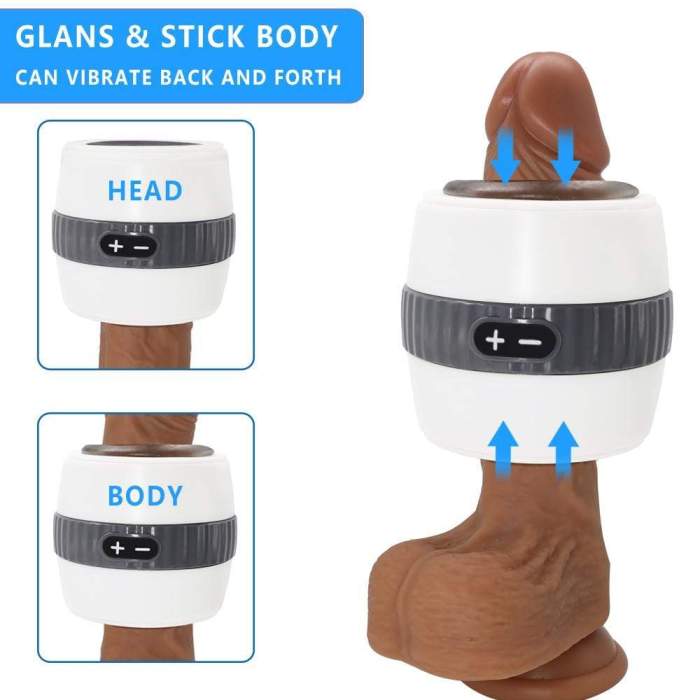 Two-Way Exit 12-Speed Vibration Manual Masturbator