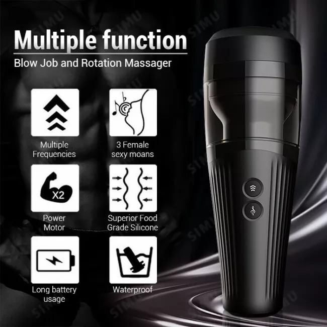 Handsfree Masturbator | Thrusting Adult Toy Masturbation Cup