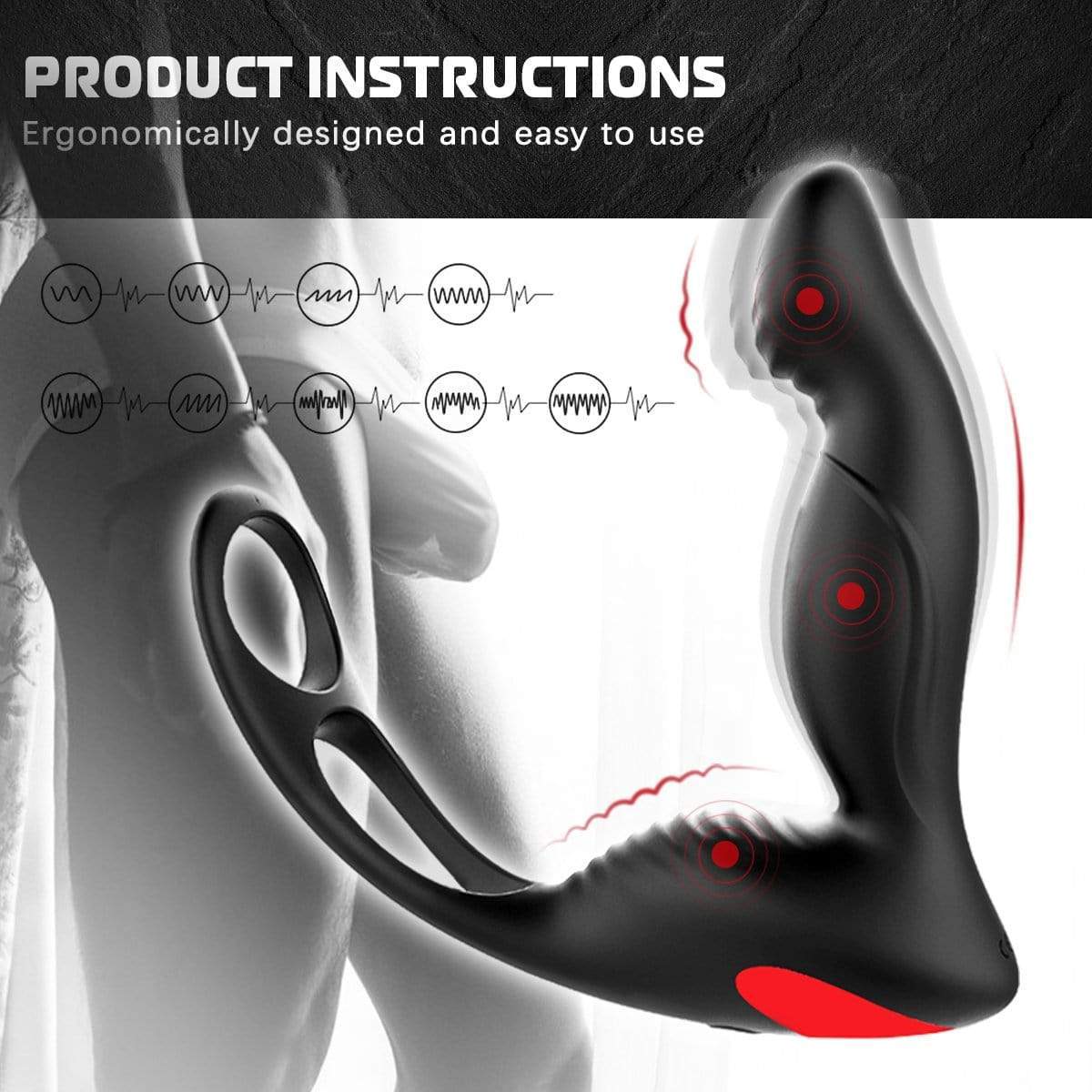 3 in 1 remote controlled vibrating prostate massager How to Use a Rabbit Vibrator for Dual Stimulation: Mastering the Rabbit Toy main image 1