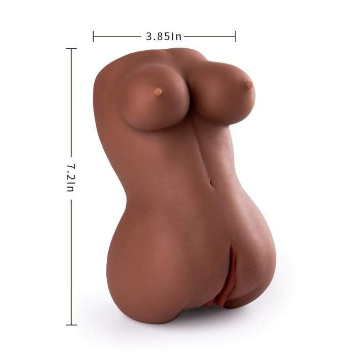 Blowjoblove 7.2 Inches Realistic Love Doll Male Masturbator with Pussy Ass Butt