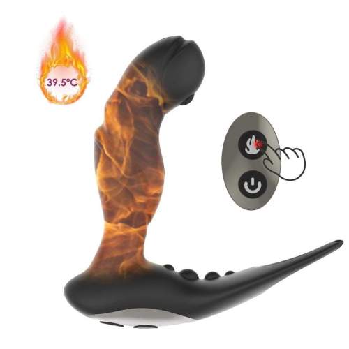 Self-Heating Prostate Massager With Rolling Ball Feature