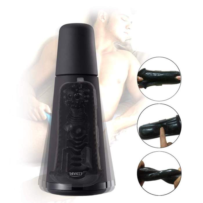 LEVETT Handheld 3D Sensors Voice Cone-Shape Masturbator