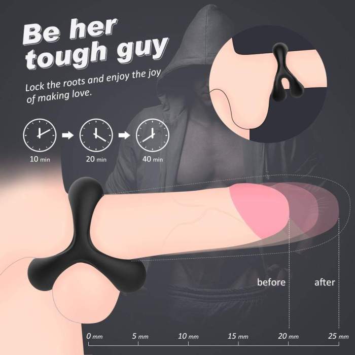 Buyging™ Silicone Penis Ring for Erection Enhancing Sex Toy