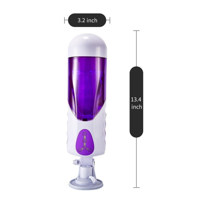 10-Frequency Telescoping 10 Speeds Voice Masturbator