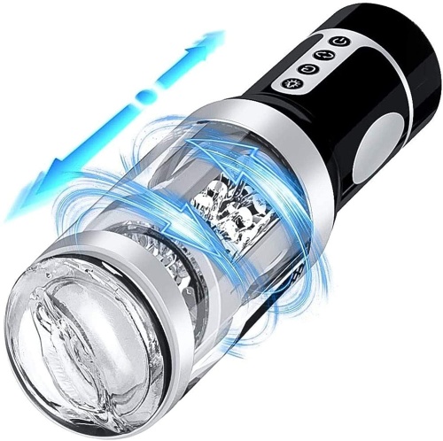 Automatic 7*7 Thrusting Rotating Modes Oral Sex Masturbator