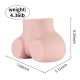 7.08'' TPR Dual Holes Charming Chubby Buttock