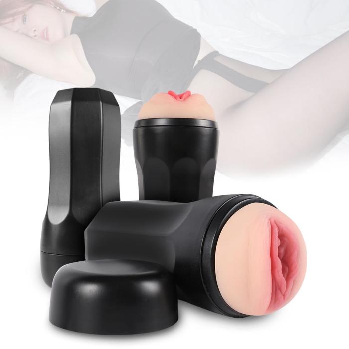 Realistic Vagina Clitoris Male Masturbator Cup