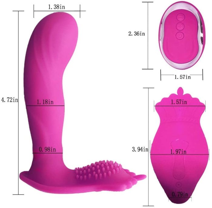 Remote Control Wearable Vibrator