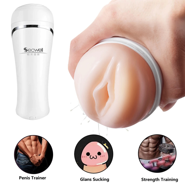 7 Speed Vibrator Masturbator For Men Endurance Exercise 