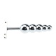 T-Handle Metal Anal Beads Butt Plug