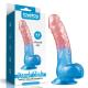 Lovetoy 8 Inch Suction Cup Multicolor Lifelike Dildo